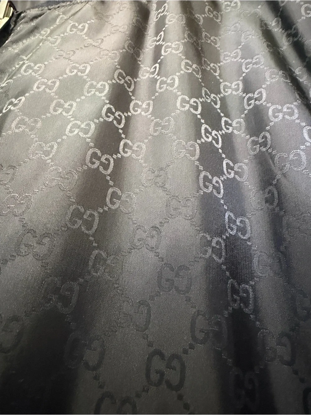 Gucci Reversible Navy Monogram Bomber Jacket